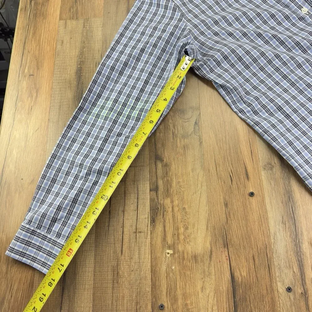 LL Bean wrinkle free shirts Shirt Men's M Button Up Long Sleeve Blue